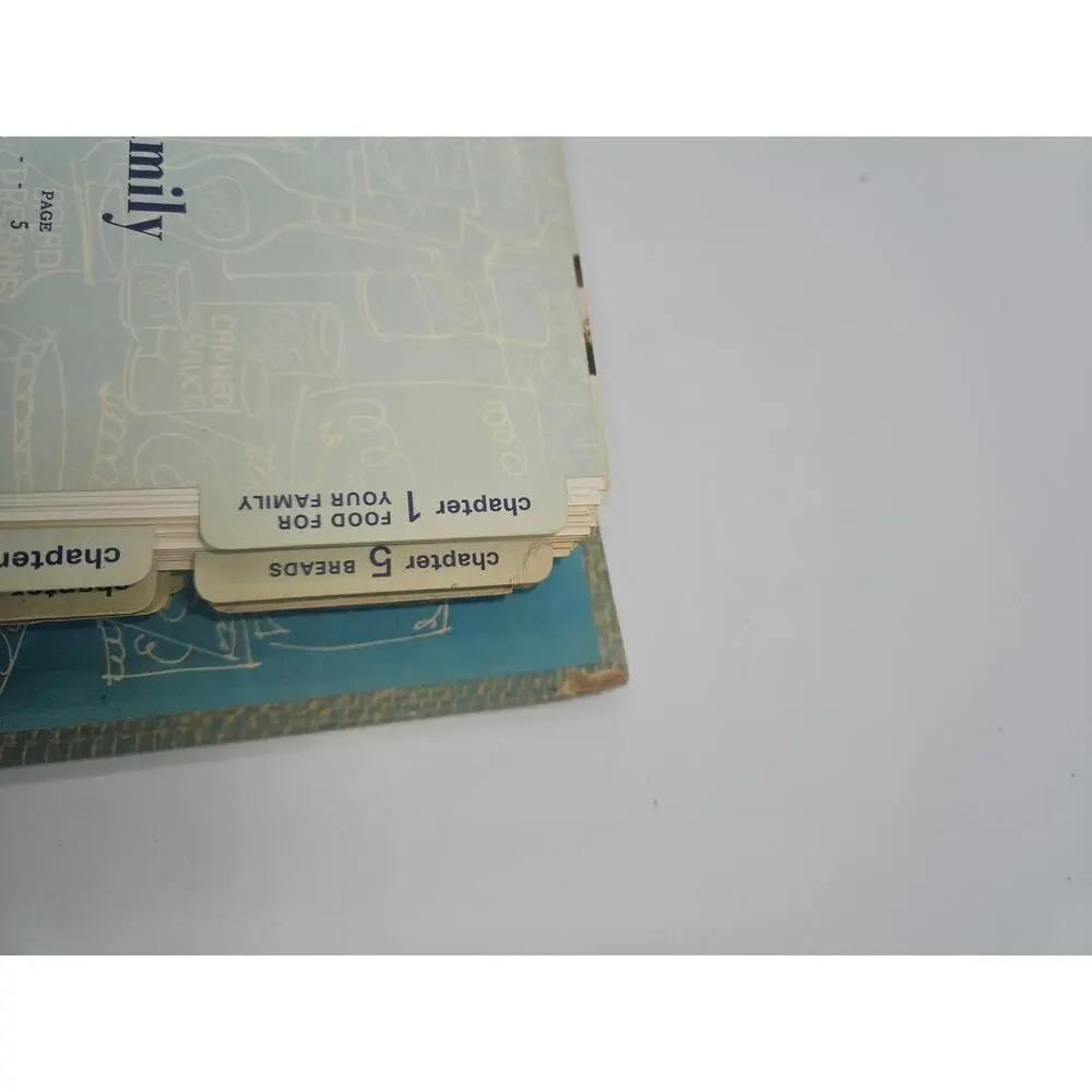 Vintage 1963 Pillsbury Family Cook Book 5-Ring Binder‎ Tabbed Harper & Row
